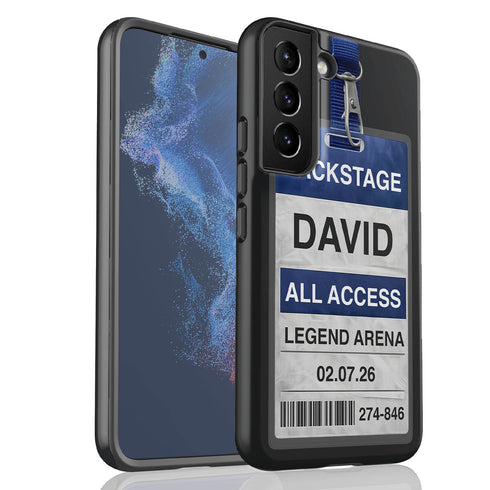 Personalized Music Concert Backstage Pass Galaxy Case