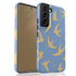 Personalized Golden Swallows Galaxy Case