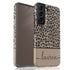 Boho Leopard Custom Name Galaxy Case