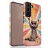Personalized Groovy Raccoon Galaxy Case