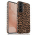 Chocolate Leopard Custom Initials Galaxy Case