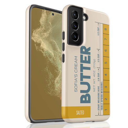 Custom Name Butter Cream Galaxy Case