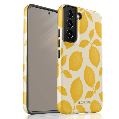 Personalized Amalfi Lemon Galaxy Case
