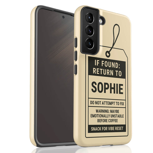 Personalized Lost & Found Tag Galaxy Case