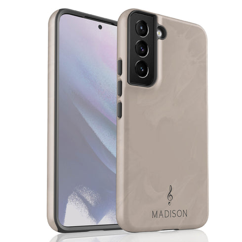 Custom G Clef Music Note Symbol Galaxy Case