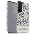 Custom Name Blue Bird & Flower Galaxy Case