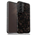 Dark Tortoiseshell Custom Initials Galaxy Case - Vertical