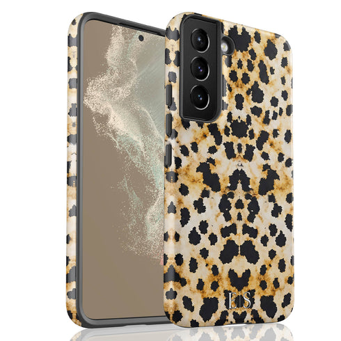 Personalized Luxe Inked Leopard Galaxy Case