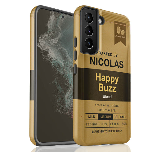 Personalized Morning Fuel Coffee Bean Bag Galaxy Case