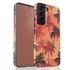 Custom Initials Tropical Blush Palm Trees Galaxy Case