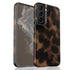 Personalized Amber Tortoise Vertical Initials Galaxy Case