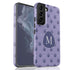 Custom Initials Cat Paws Galaxy Case