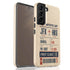 Personalized Artistic Air Boarding Pass Galaxy Case