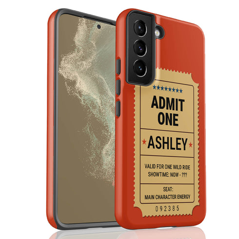 Personalized Admit One Ticket Chaos Pass Galaxy Case