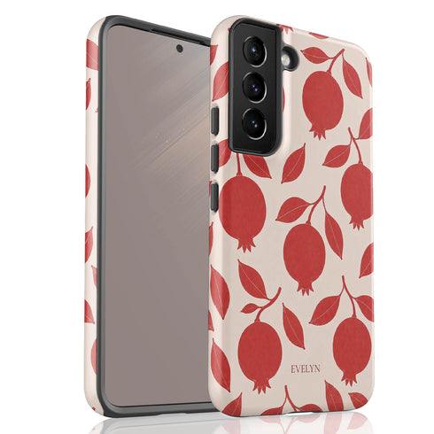 Personalized Pomegranate Bloom Galaxy Case