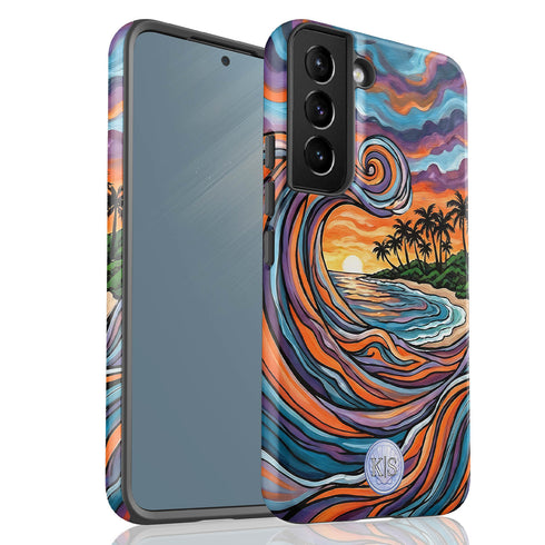 Personalized Ocean Flow Galaxy Case