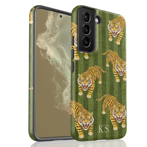 Personalized Bold Imperial Tiger Galaxy Case
