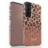 Personalized Leopard Glow Galaxy Case