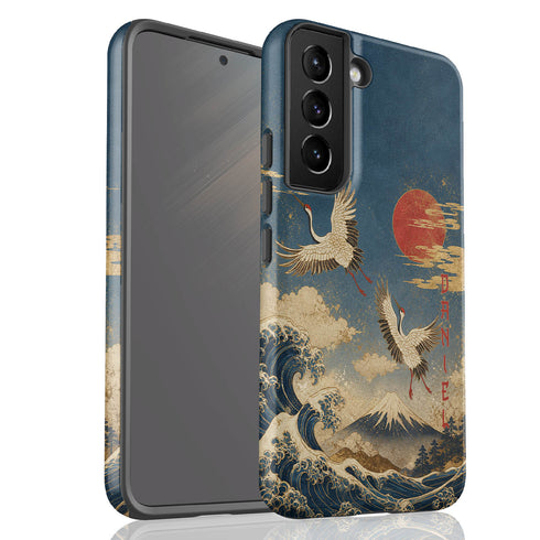 Personalized Cranes of Fuji Galaxy Case