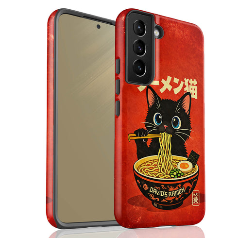 Personalized Kawaii Ramen Cat Galaxy Case