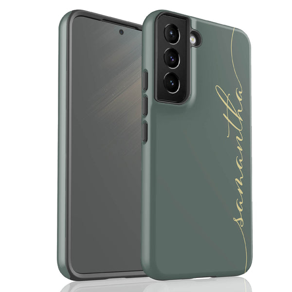 Custom Name Fresh Calligraphy Galaxy Case - Vertical