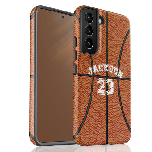 Sports Basketball Player & Number Galaxy Case