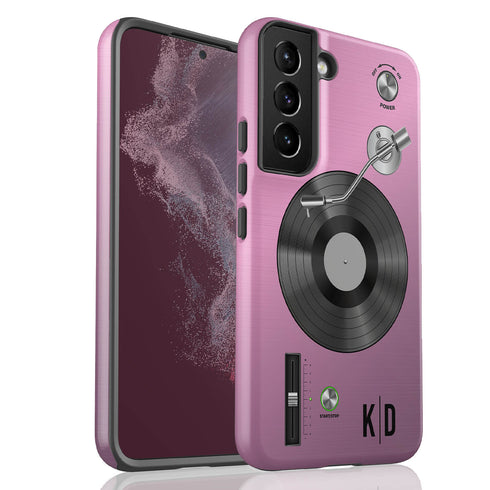 Personalized Classic Vinyl Record Player Galaxy Case