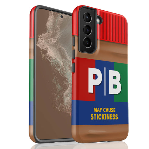 Personalized Creamy Peanut Butter Jar Initials Galaxy Case