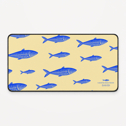 Personalized Sardines Parade Desk Mat