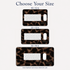 Personalized Smoky Tortoise Desk Mat