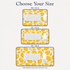 Personalized Amalfi Lemones Desk Mat