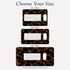 Personalized Amber Tortoise Desk Mat