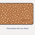 Personalized Spotted Deer Fur Desk Mat