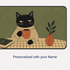 Personalized Judgy Cat Desk Mat