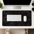Personalized Midnight Topography Desk Mat