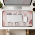 Personalized Designer Cheat Sheet - Blush Editorial Desk Mat