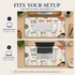 Personalized Designer Cheat Sheet - Studio Bloom Desk Mat