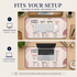 Personalized Designer Cheat Sheet - Blush Editorial Desk Mat