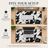 Personalized Untamed Cowhide Desk Mat