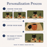 Personalized Judgy Cat Desk Mat