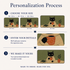 Personalized Judgy Cat Desk Mat