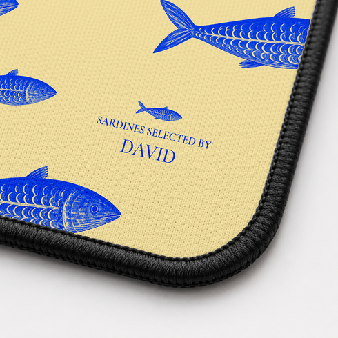 Personalized Sardines Parade Desk Mat
