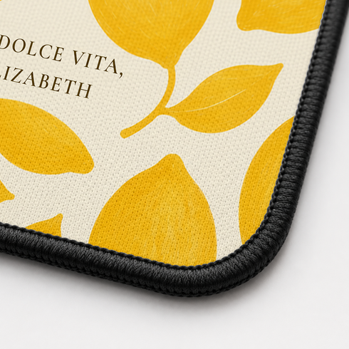 Personalized Amalfi Lemones Desk Mat