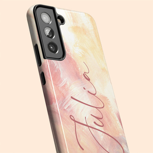 Acrylic Paint Custom Signature Personalized Name Galaxy Case