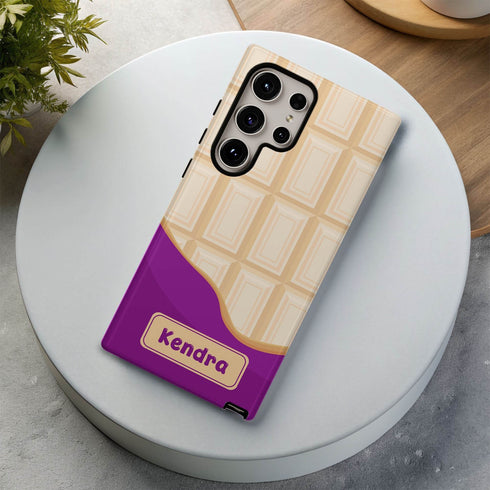 Personalized Sweet Chocolate Snack Bar Galaxy Case