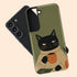 Personalized Judgy Cat Galaxy Case