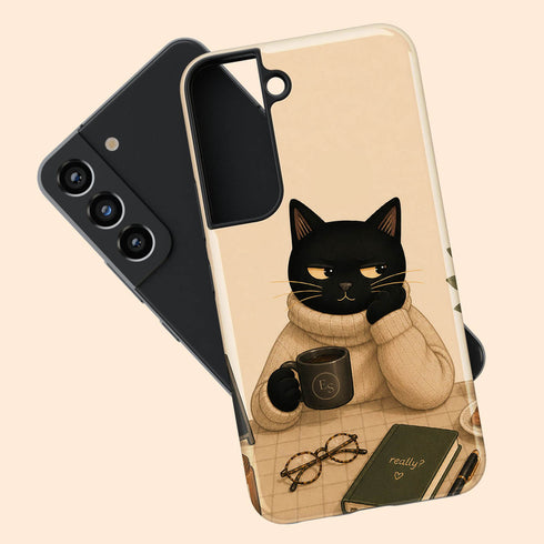 Personalized Do Not Disturb Cat Galaxy Case