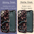 3D Camo Initials Dark Tort iPhone Case