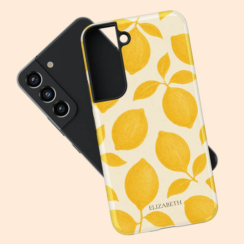 Personalized Amalfi Lemon Galaxy Case
