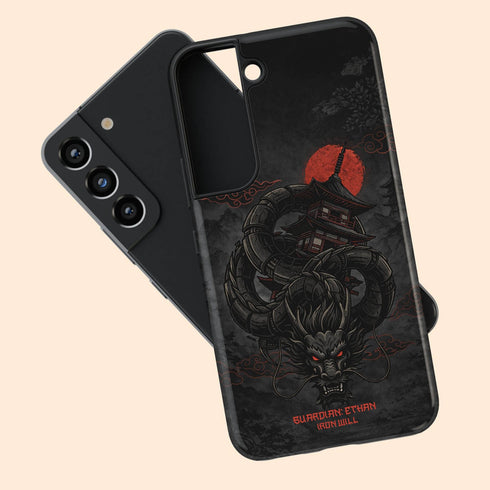 Personalized Dragon Guardian Galaxy Case